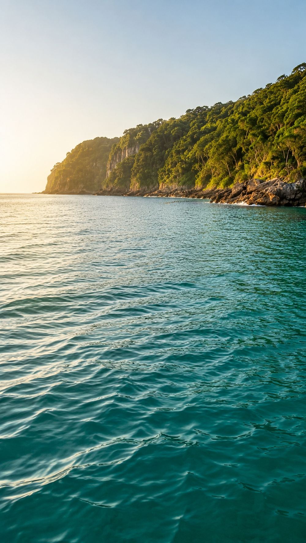 Mar ao amanhecer